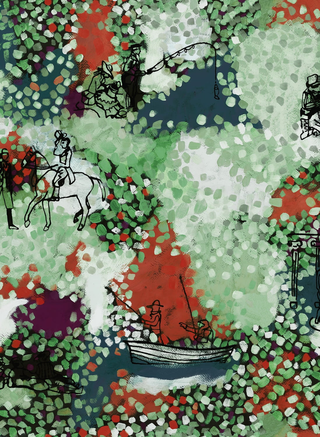 Wandbild Castle's Garden - WP20924