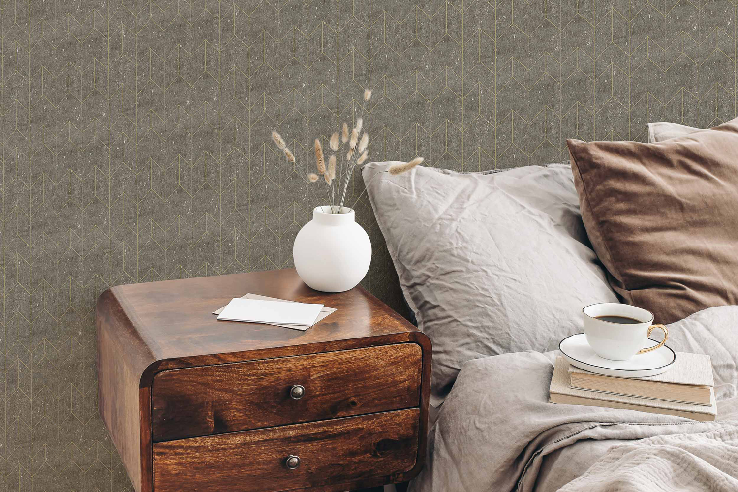 Tapete Arrow Cork - Silver