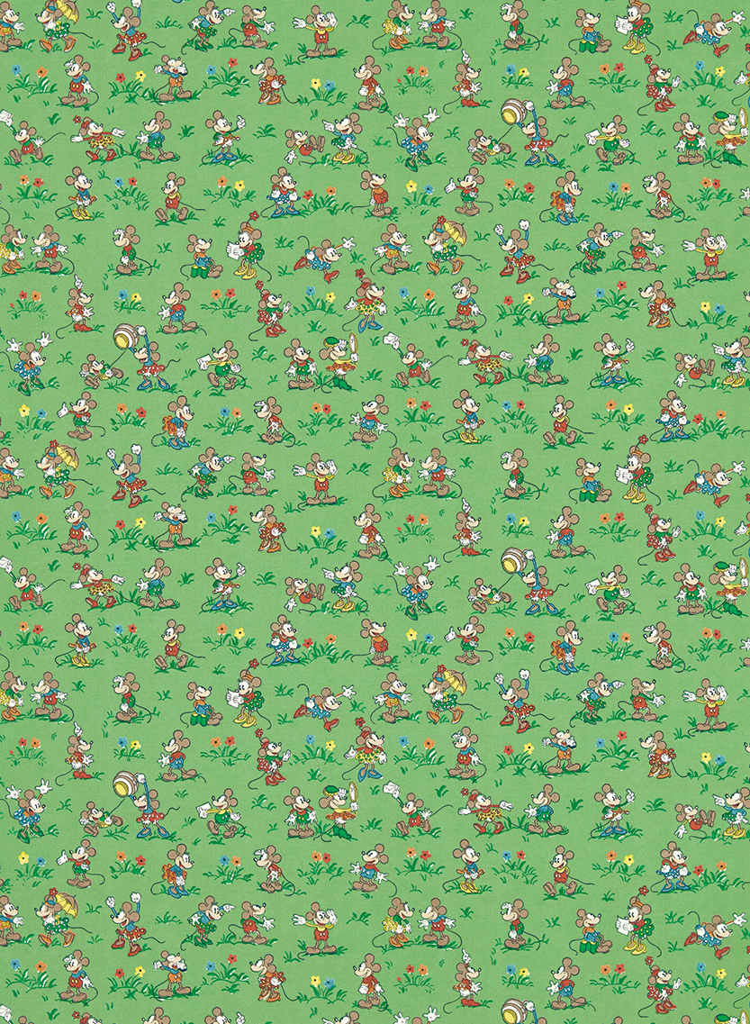 Tapete Mickey & Minnie - Gumball Green