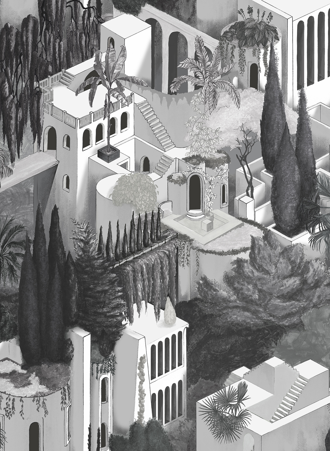 Tapete Toledo - Graphite