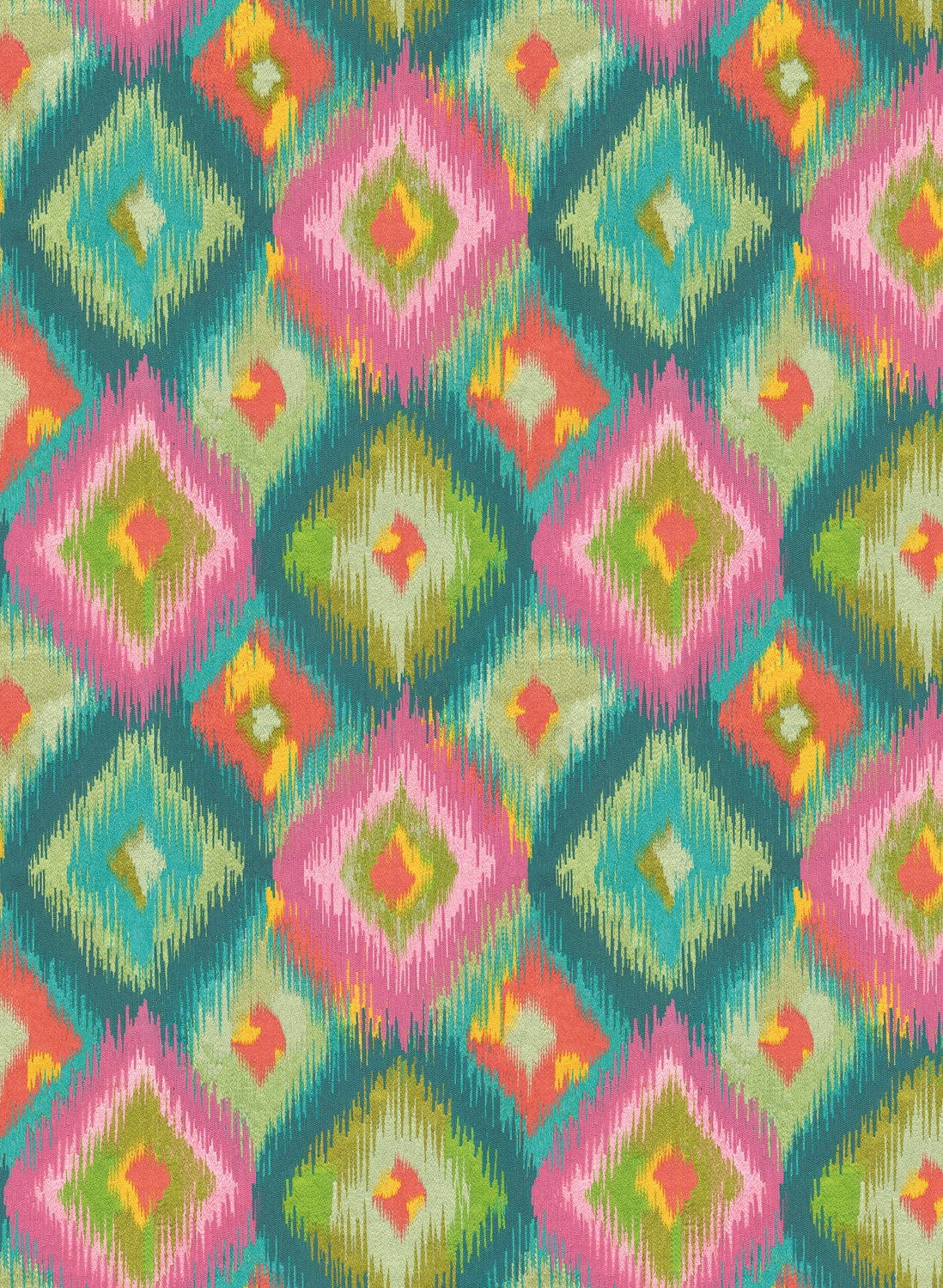 Tapete Xanadu - Teal / Pink