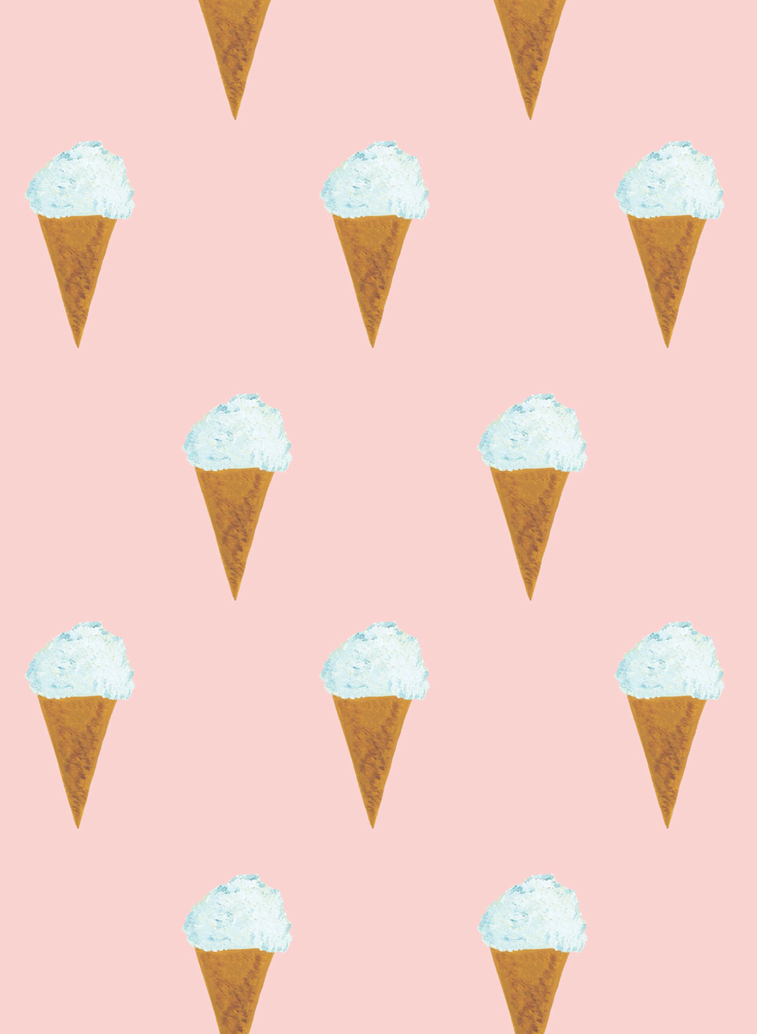 Tapete Ice Cream - Roze