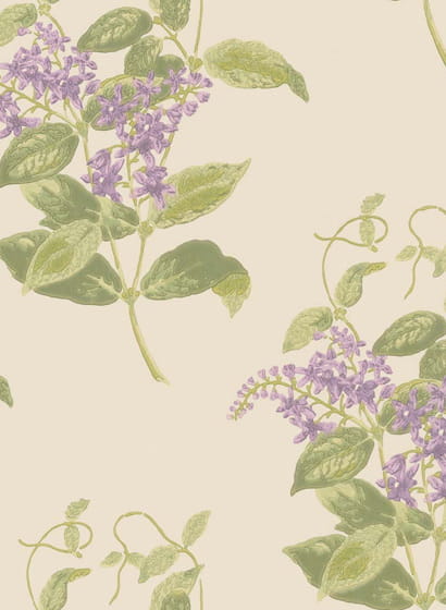 Tapete Madras Violet - Olive & Lavender