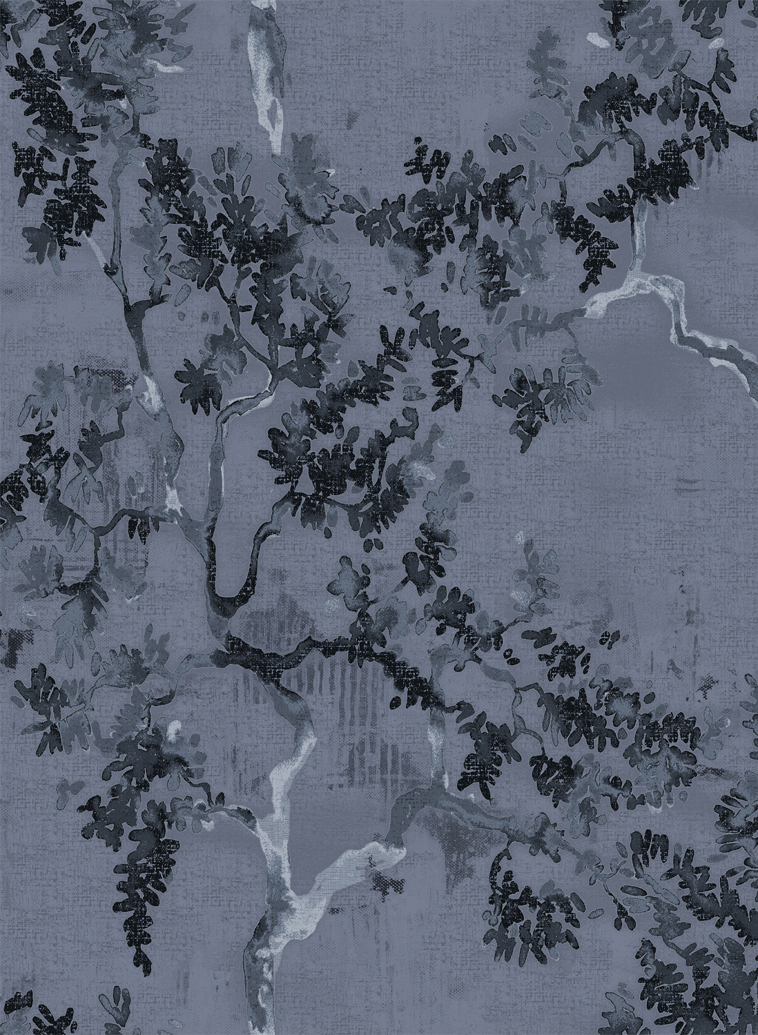 Tapete Willow Poem - Navy