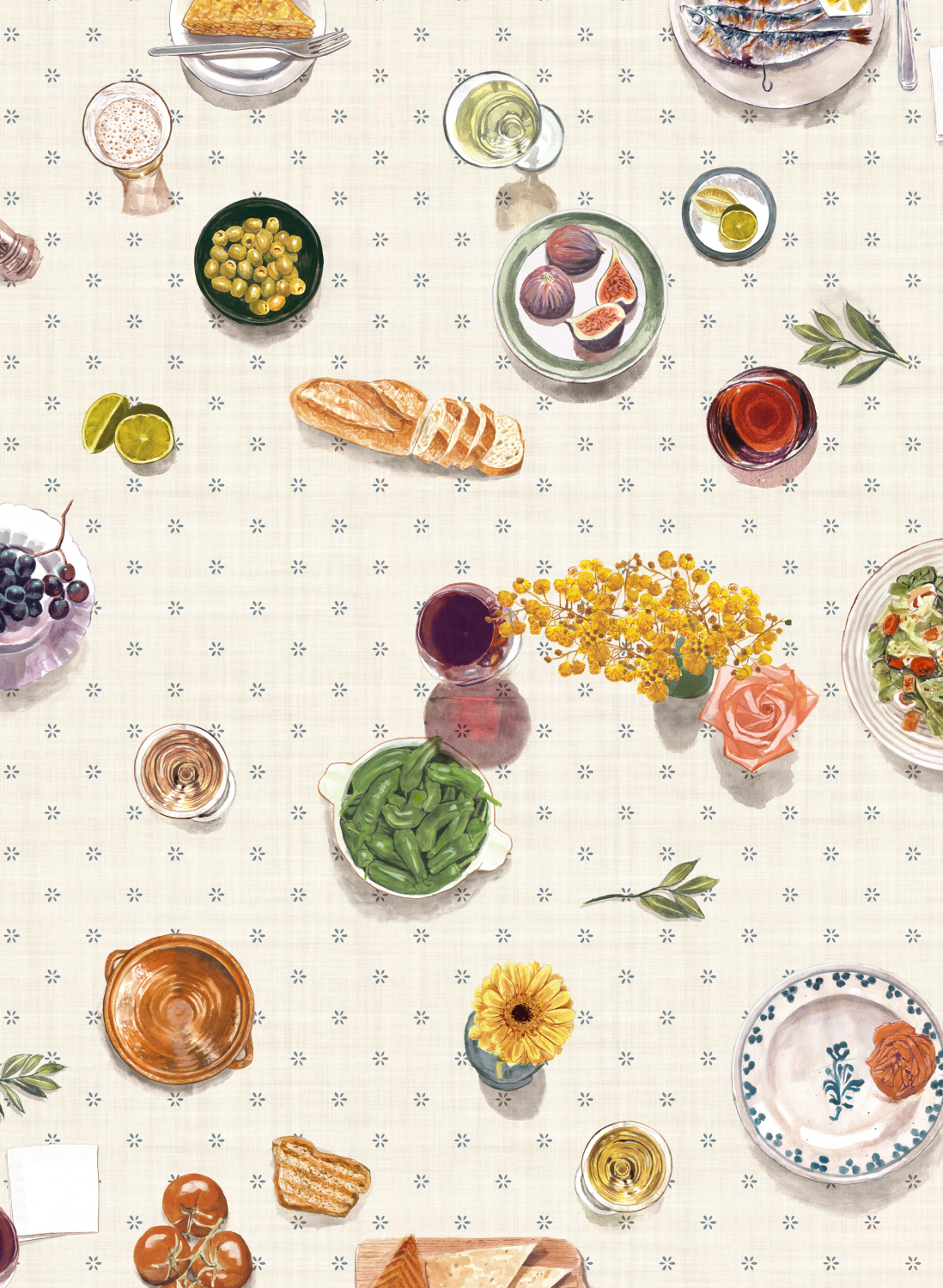 Wandbild Tapeo - Dots