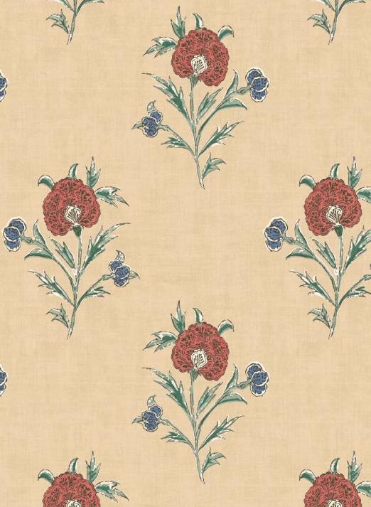 Tapete Somerton - Red/ Green