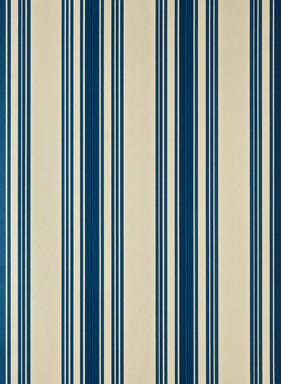 Tapete Tented Stripe - String/ Strong Blue