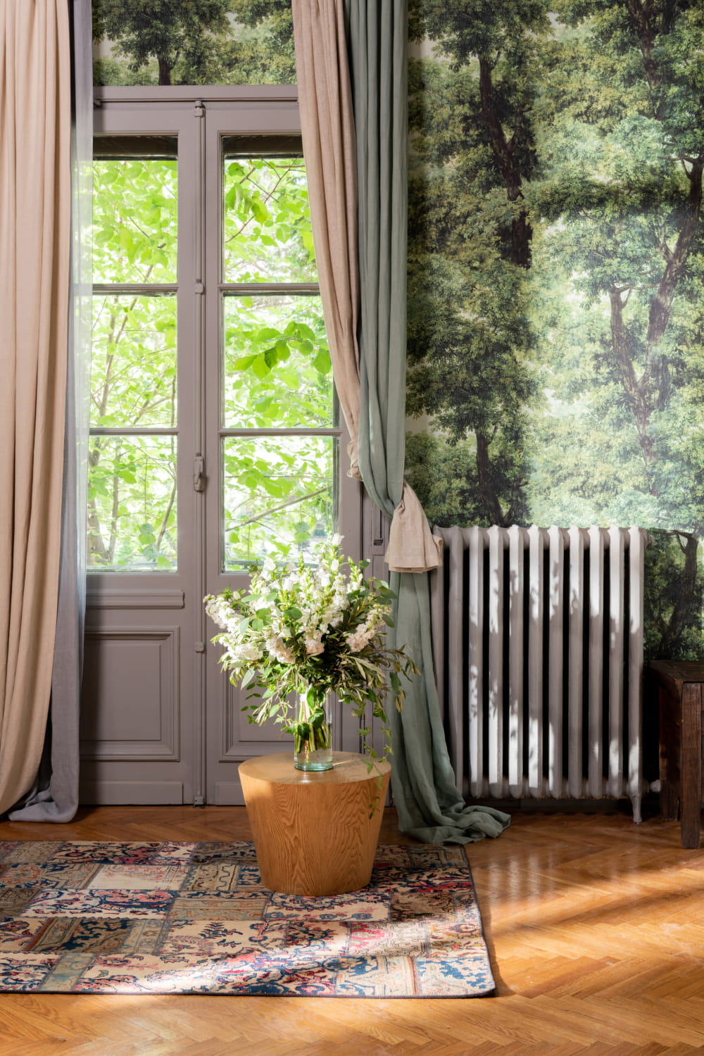 Tapete Branchy - Green/ Taupe