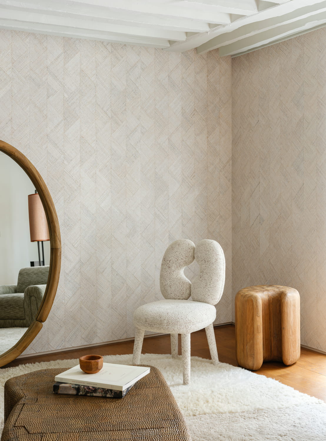 Tapete Rutile - Washed White