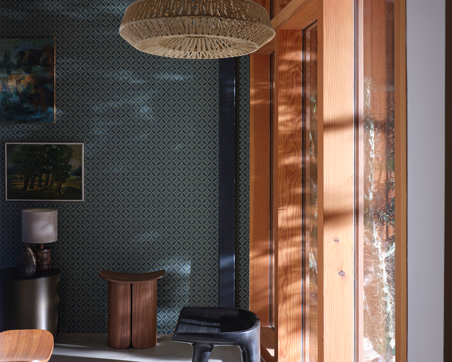 Tapete Achard - Inchyra Blue/ Lichen
