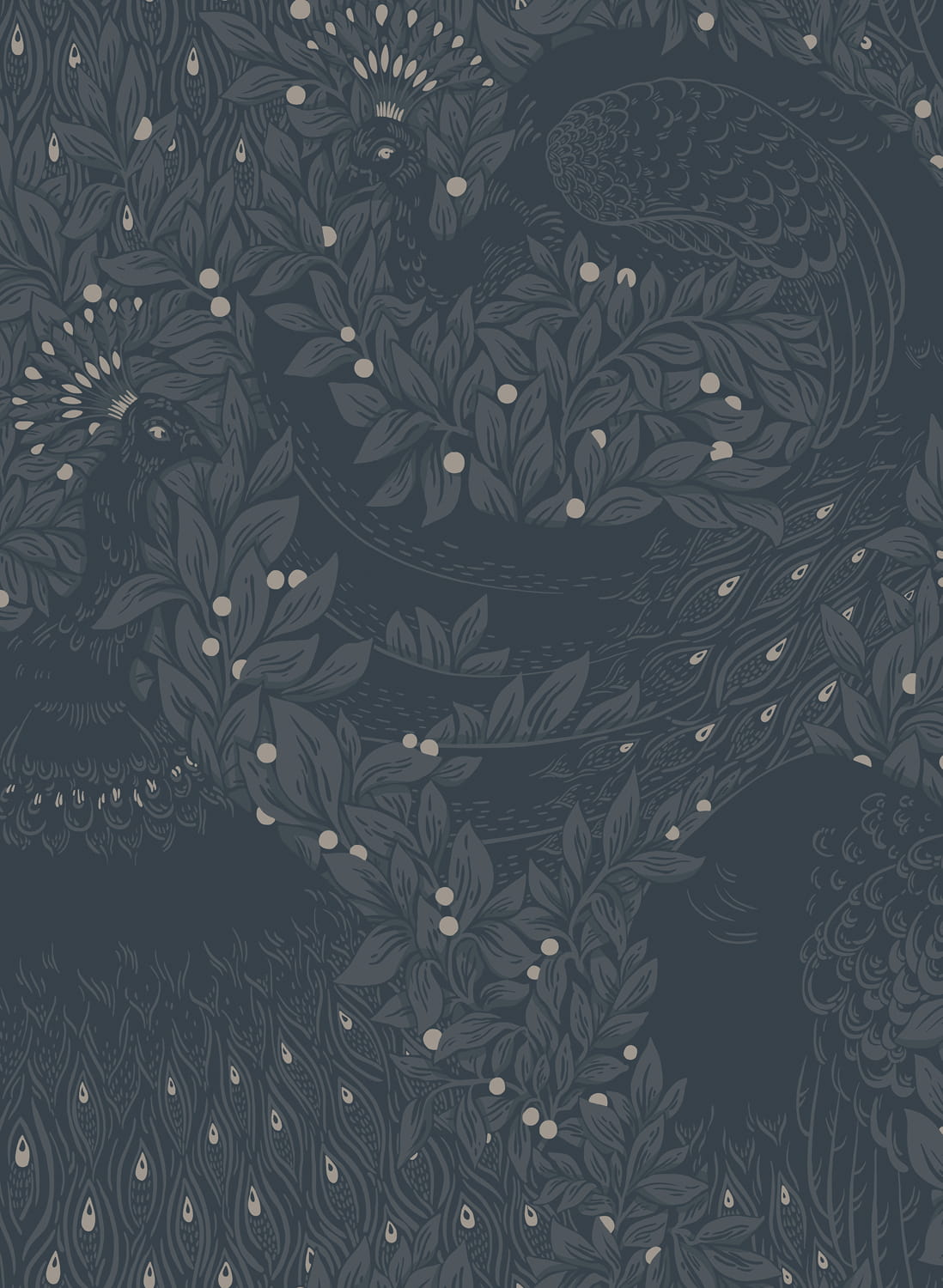 Tapete Evelina - Indigo Blue