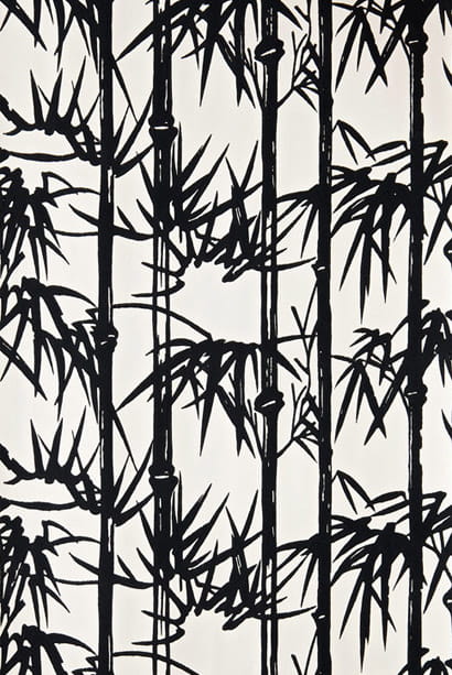 Tapete Bamboo - Off-Black/ Pointing