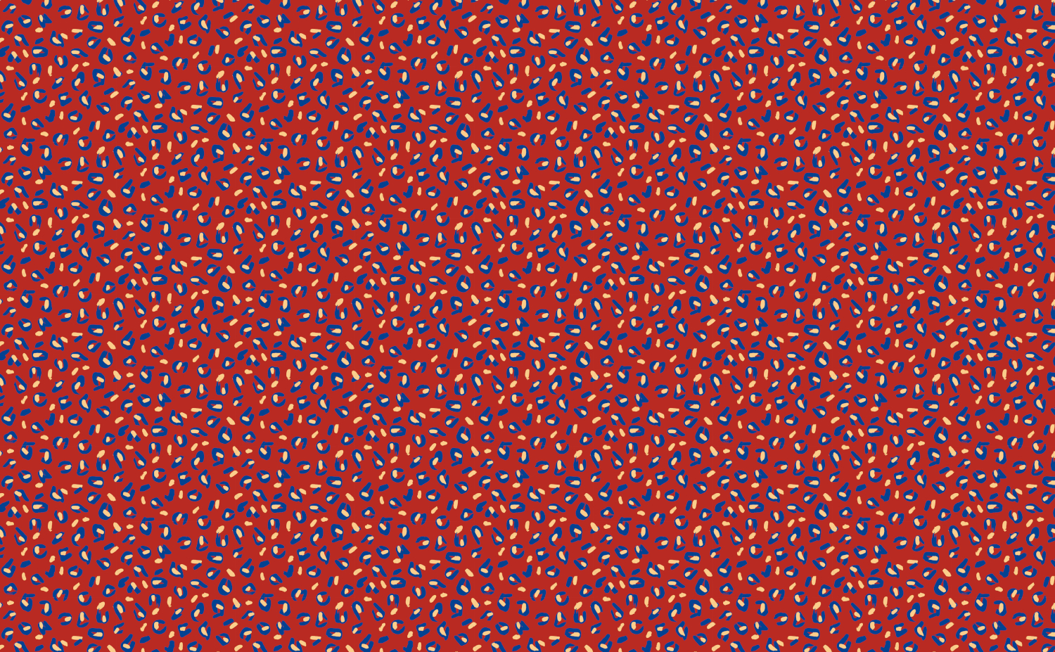 Tapete Funky Leopard - Red