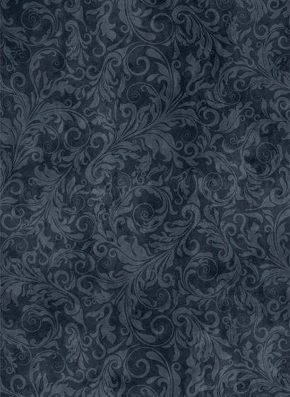 Wandbild Twining Vines - Navy