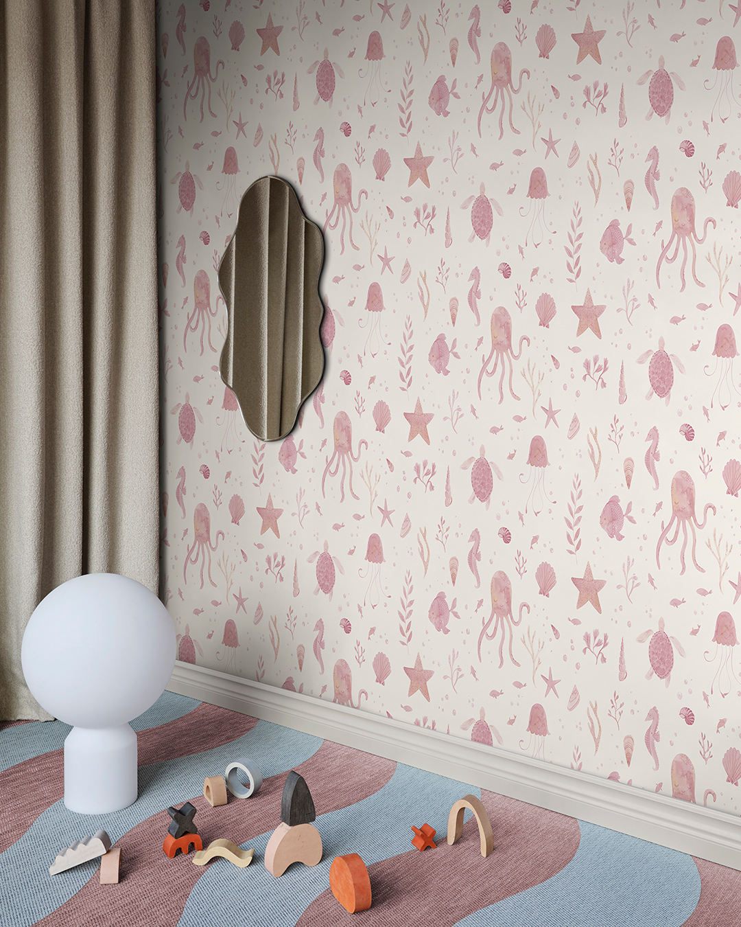 Tapete Della - Pink