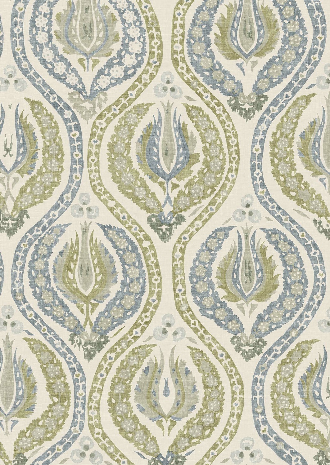Fabric Benaki - Lavender Green