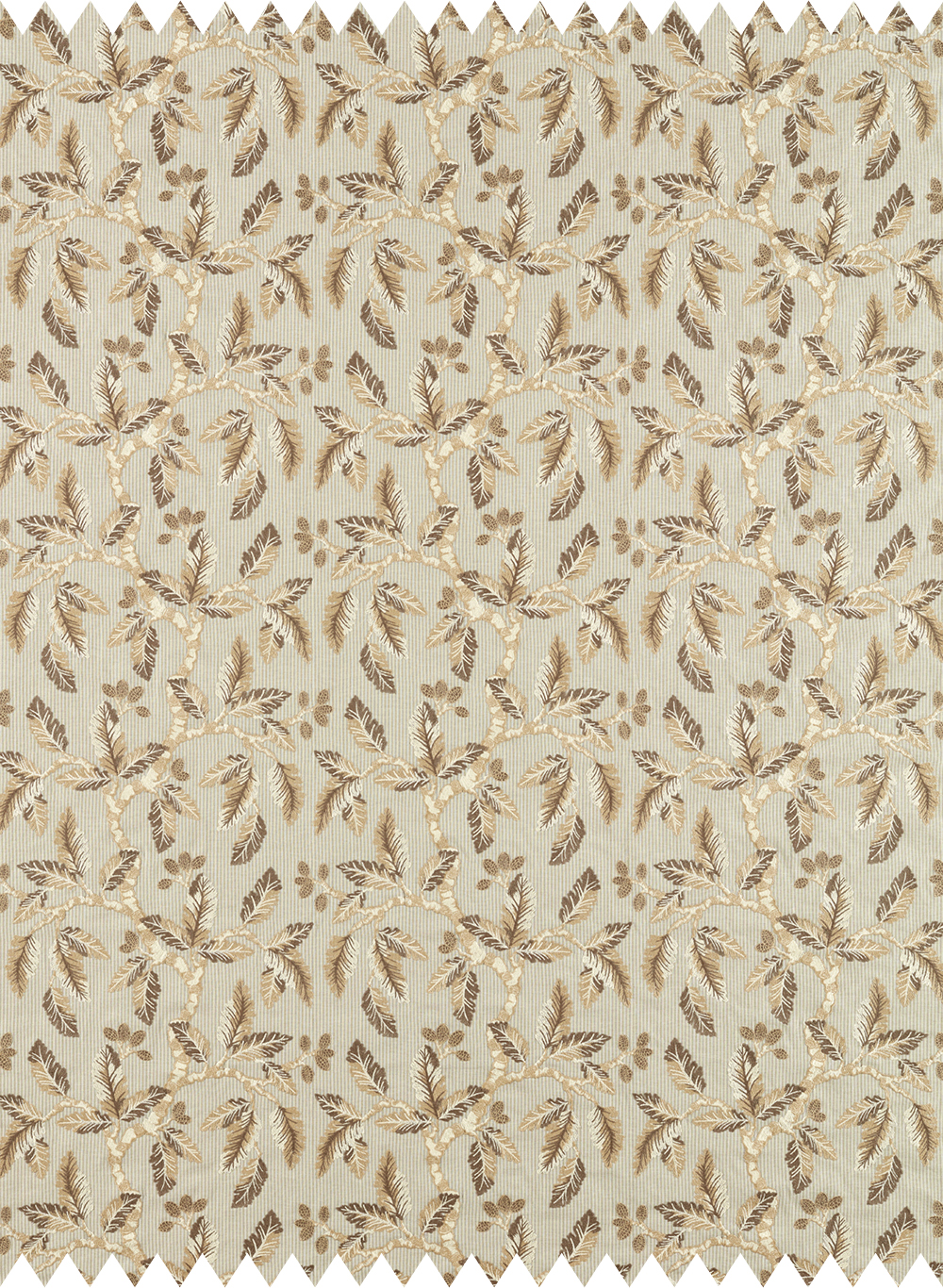 Stoff Oaknut Stripe - Flax/ Multi