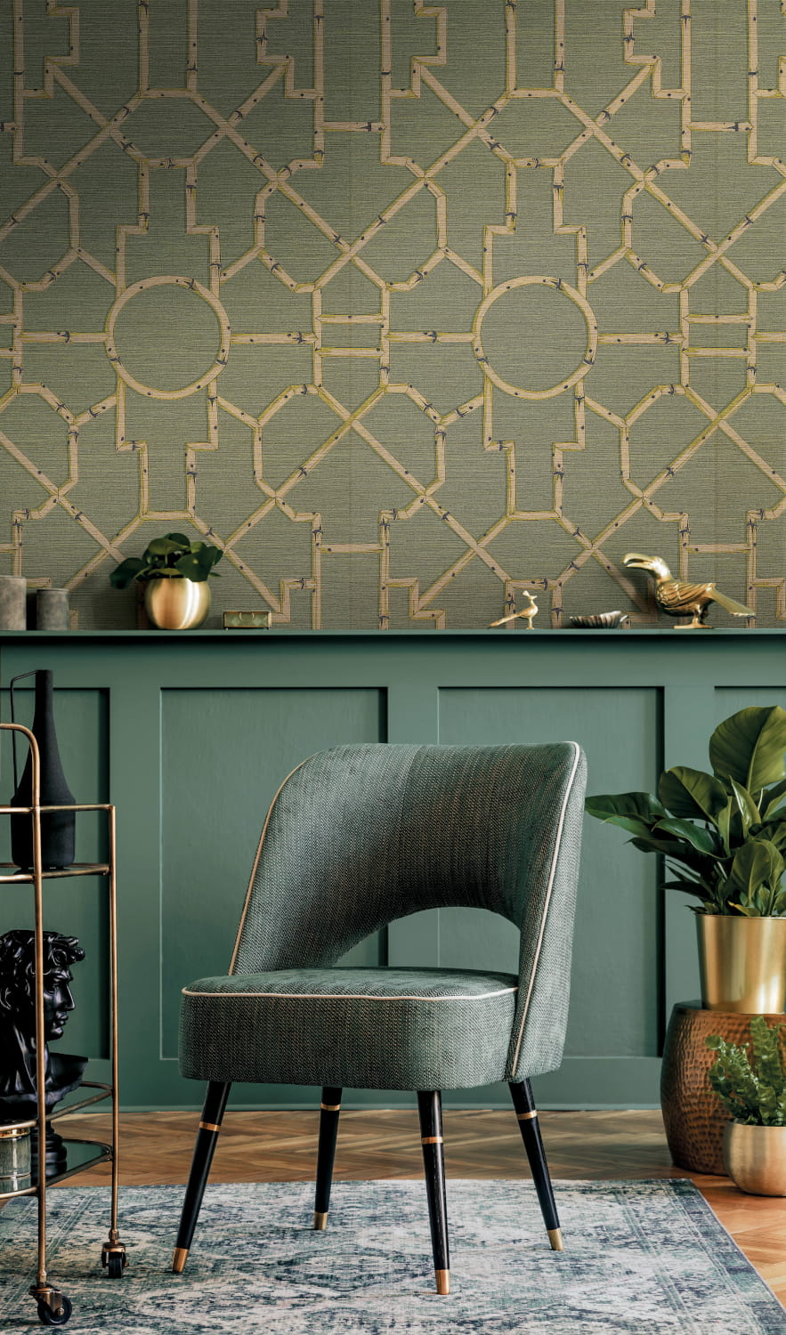 Tapete Baldwin Bamboo Grasscloth - 26016