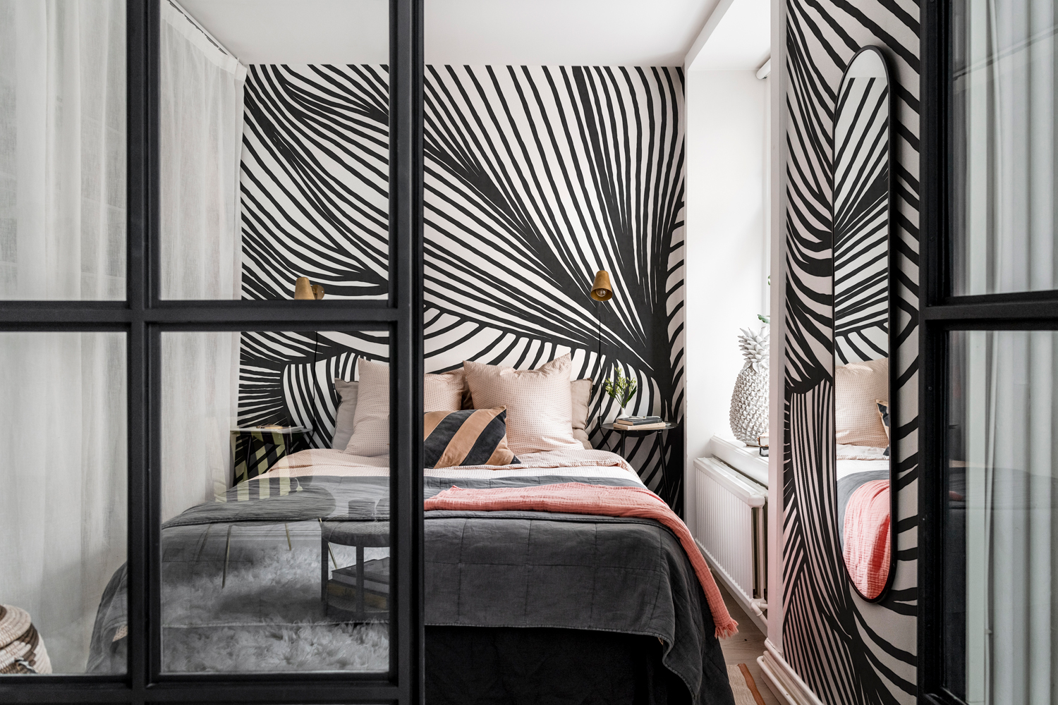 Wandbild Opulence Lines - Graphite