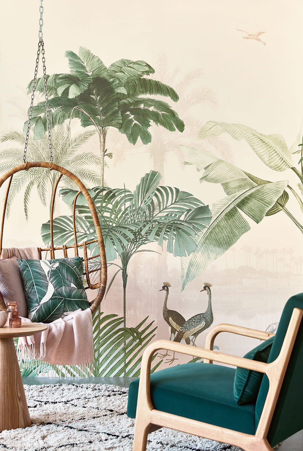 Wandbild Lush Lagoon Small - Warm White