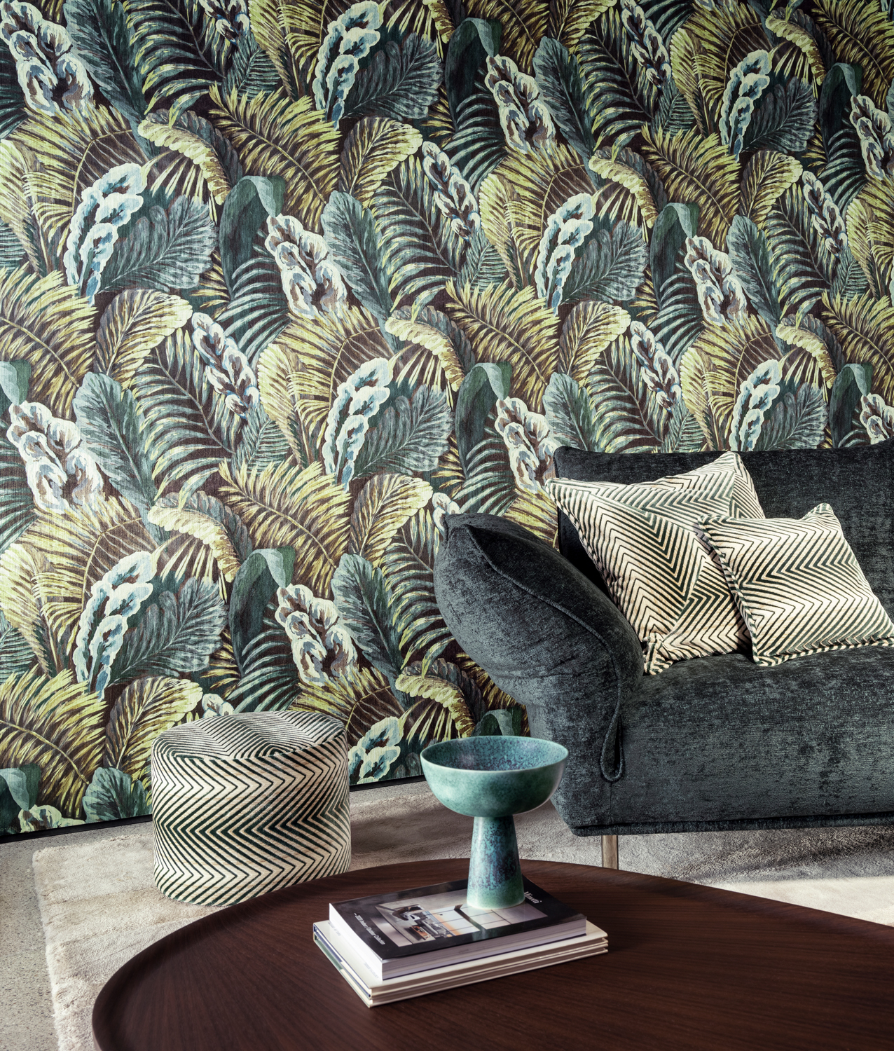 Tapete Verdure - Blue/ Mint