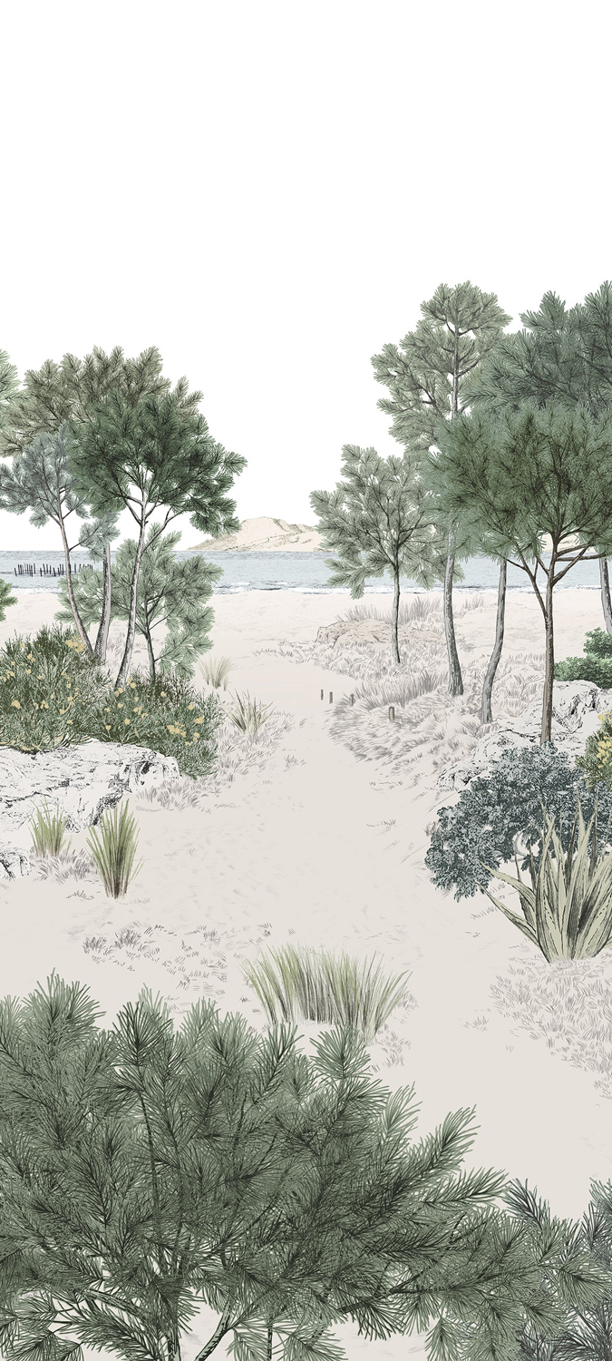 Wandbild Dune Naturel - Panel A