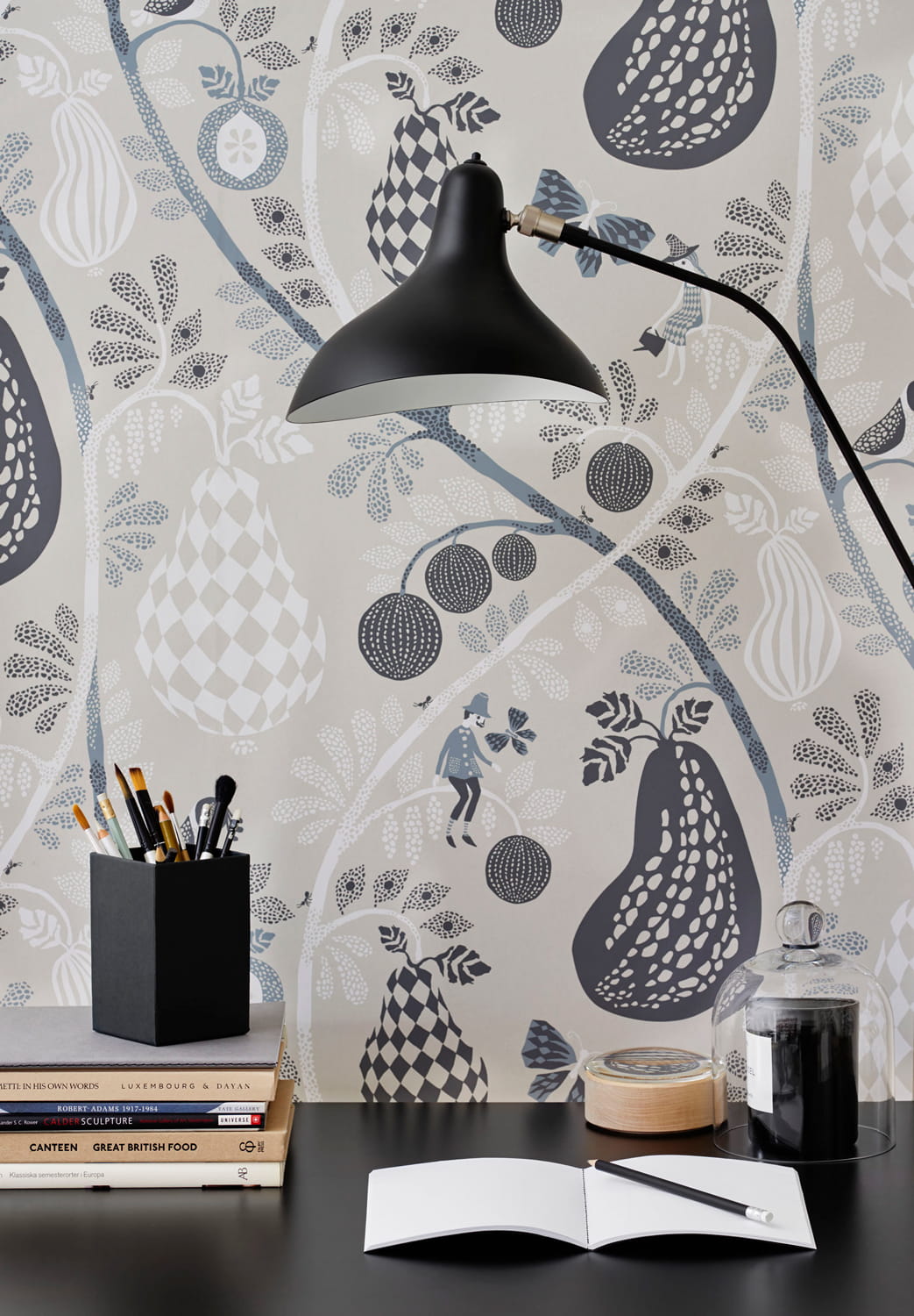 Tapete Fruit Garden - Mid Grey