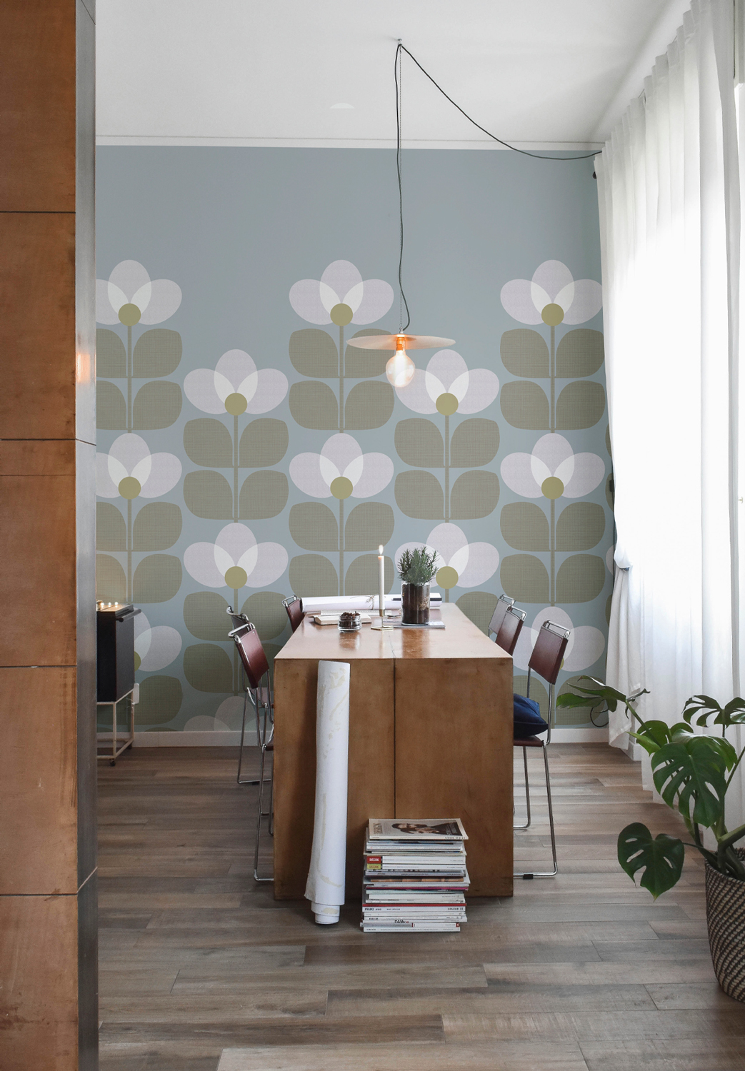 Wandbild Flower - Neige Panel A
