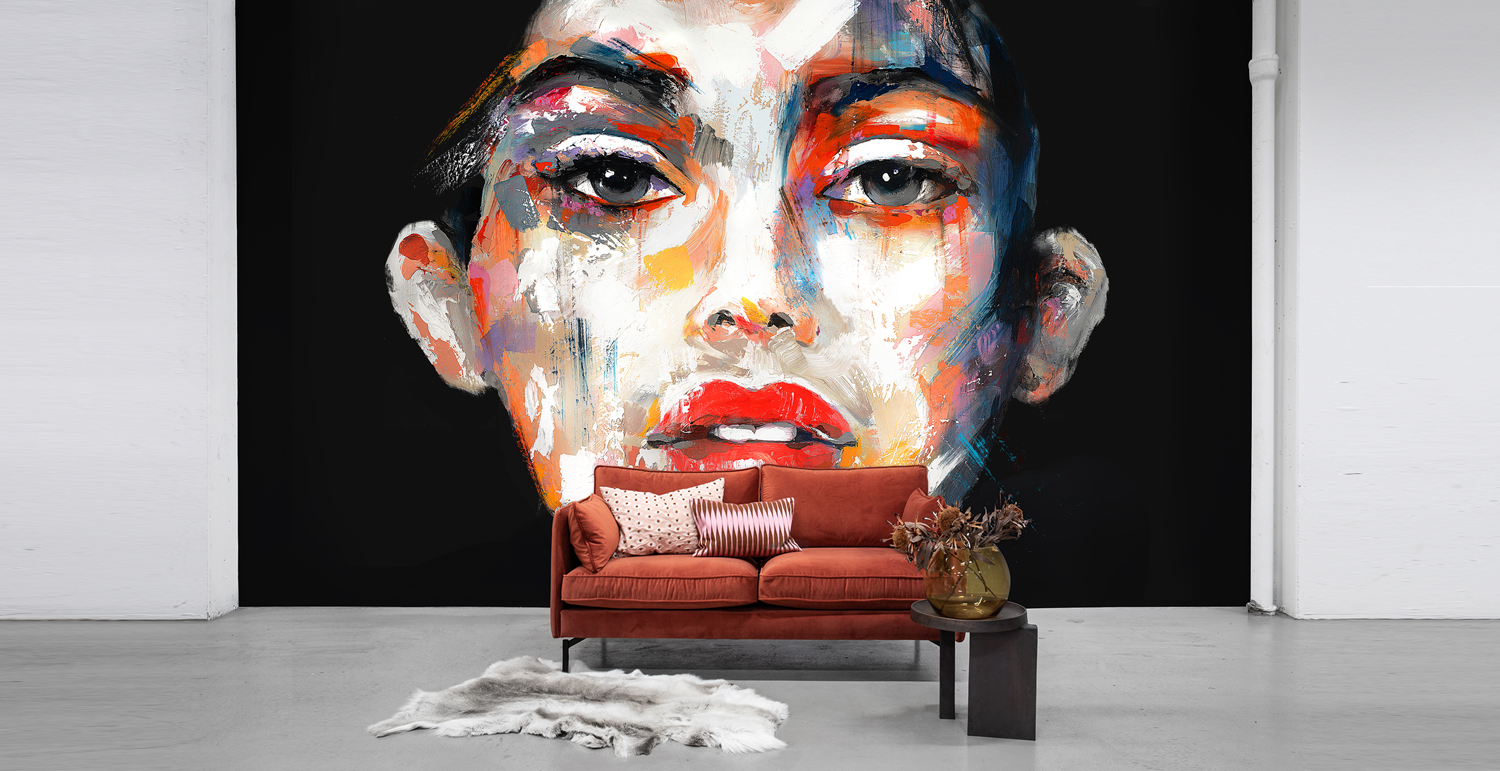 Wandbild Niko - Black Cherry