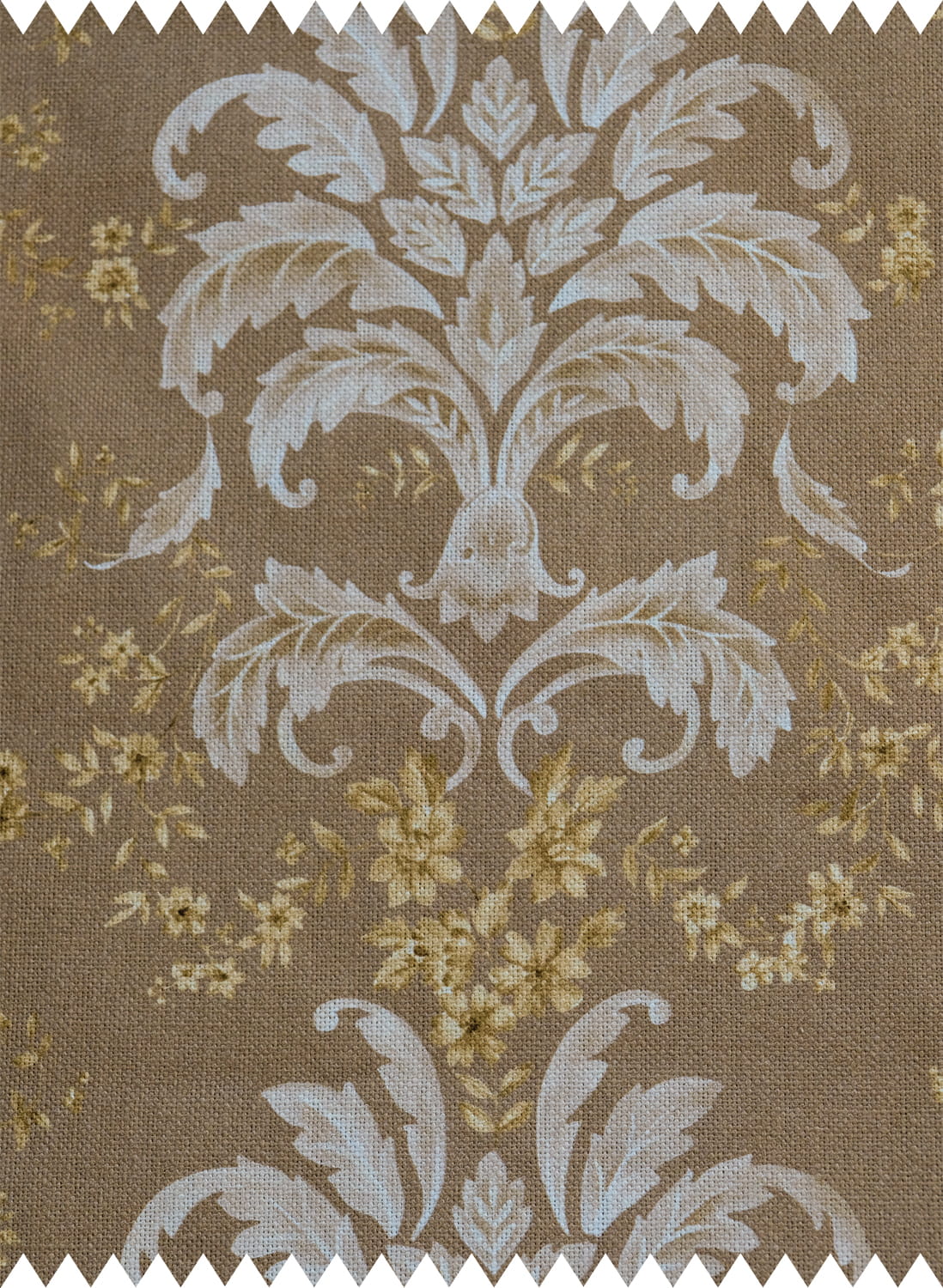 Stoff French Damask - Papyrus