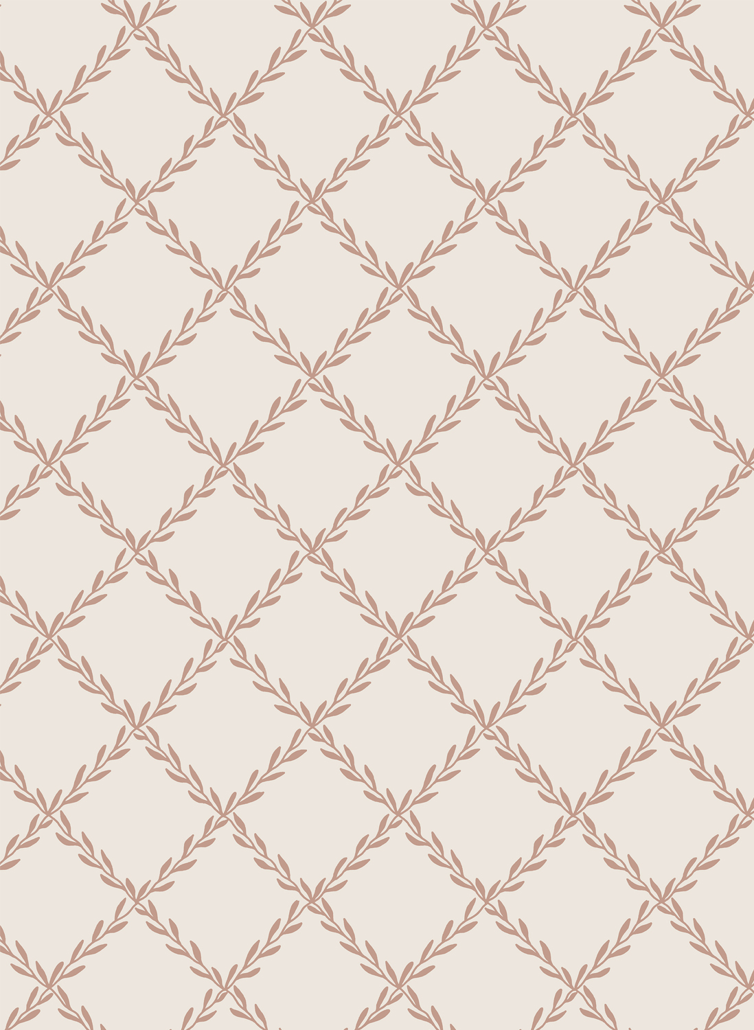 Tapete Trellis - Terracotta