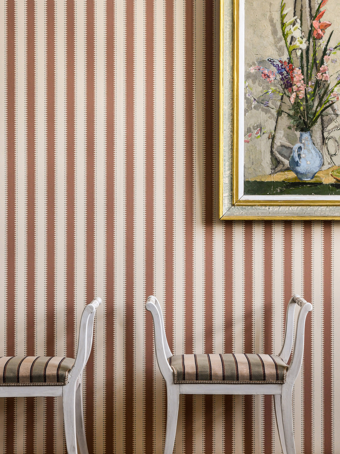 Tapete Jagged Stripe - Powder Tan