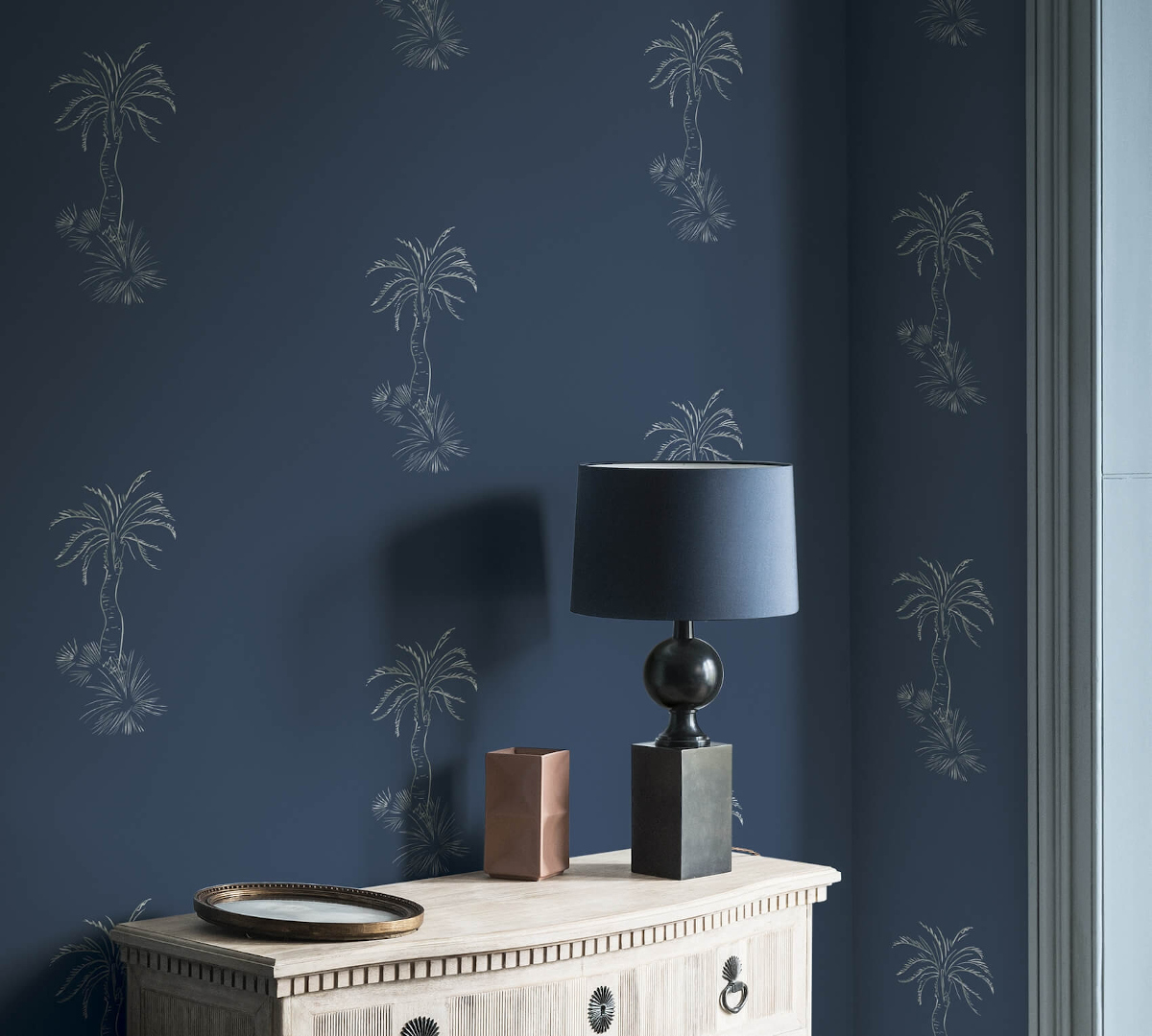 Tapete Lighthouse Palm - Blue Pearl