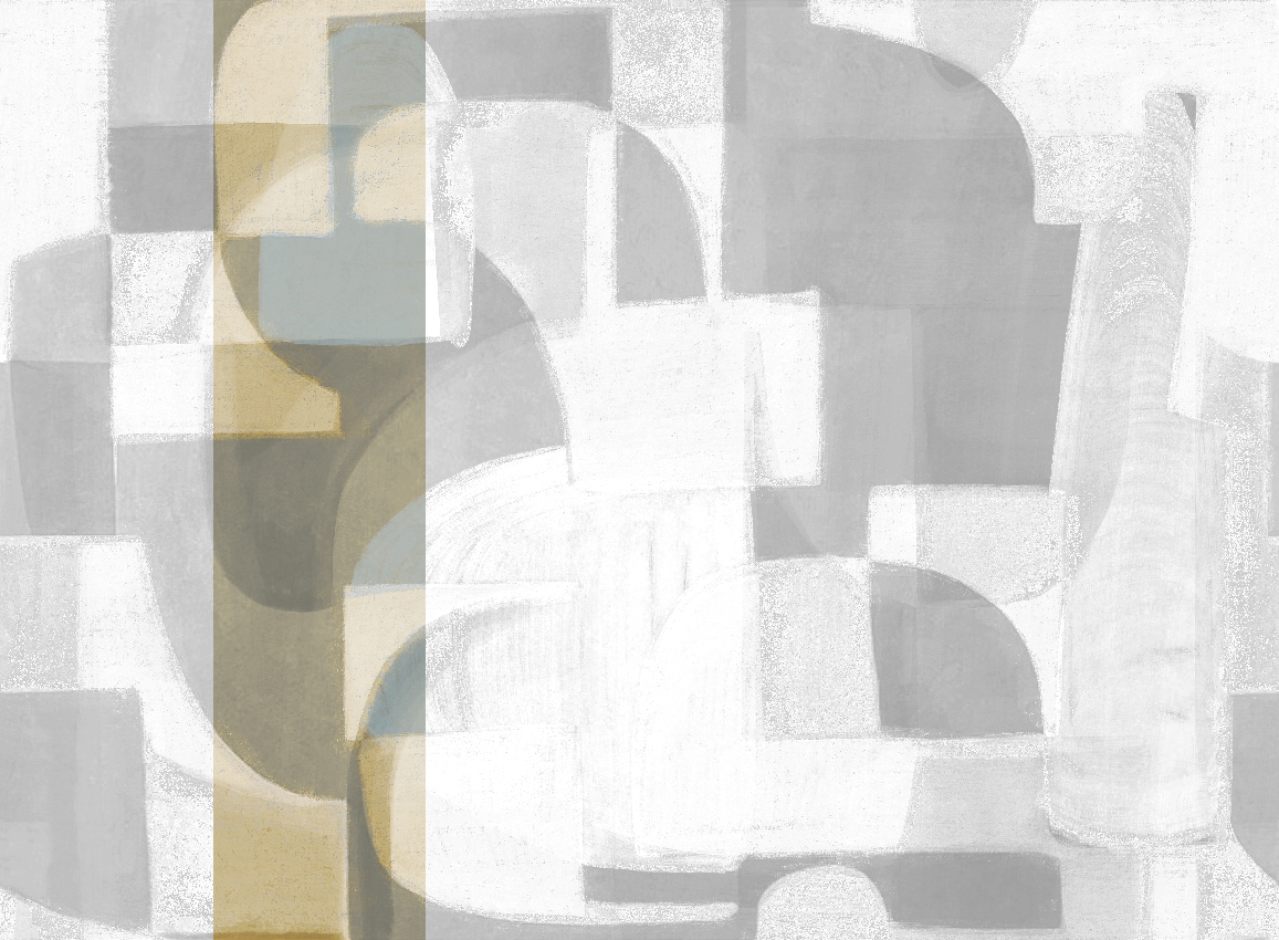 Wandbild Pacha - Yellow Blue Panel 2