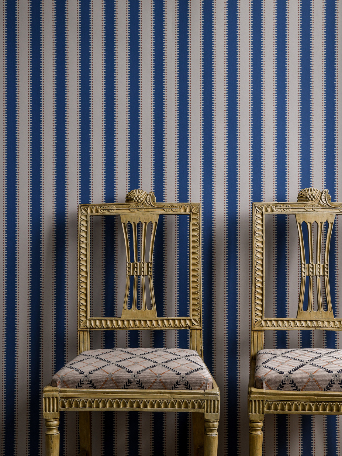 Tapete Jagged Stripe - Denim