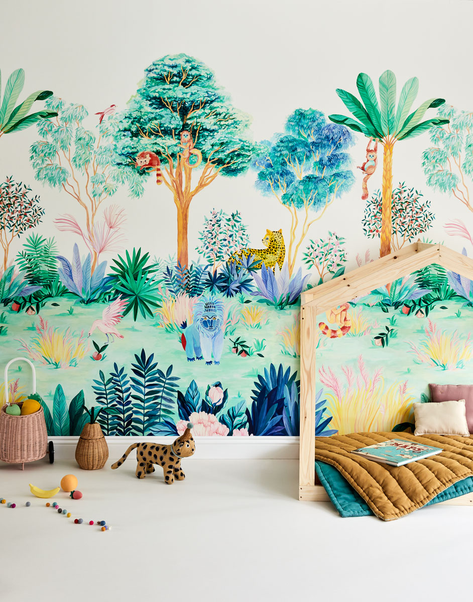 Wandbild Jungle - Colour