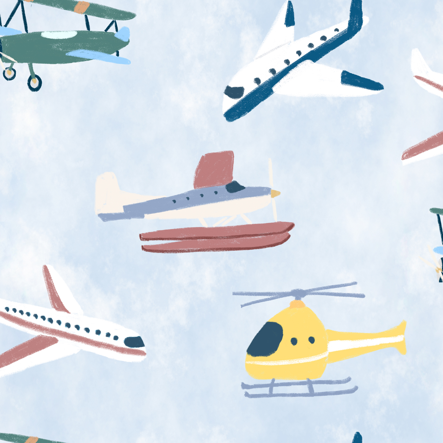 Tapete Draft Planes - Sky