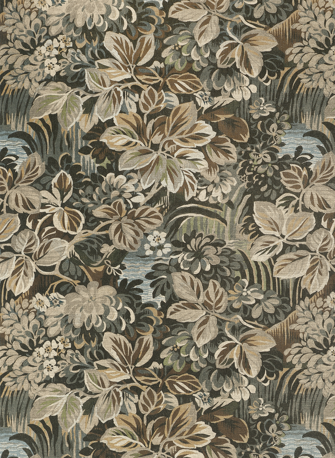 Tapete Night Garden - Brown