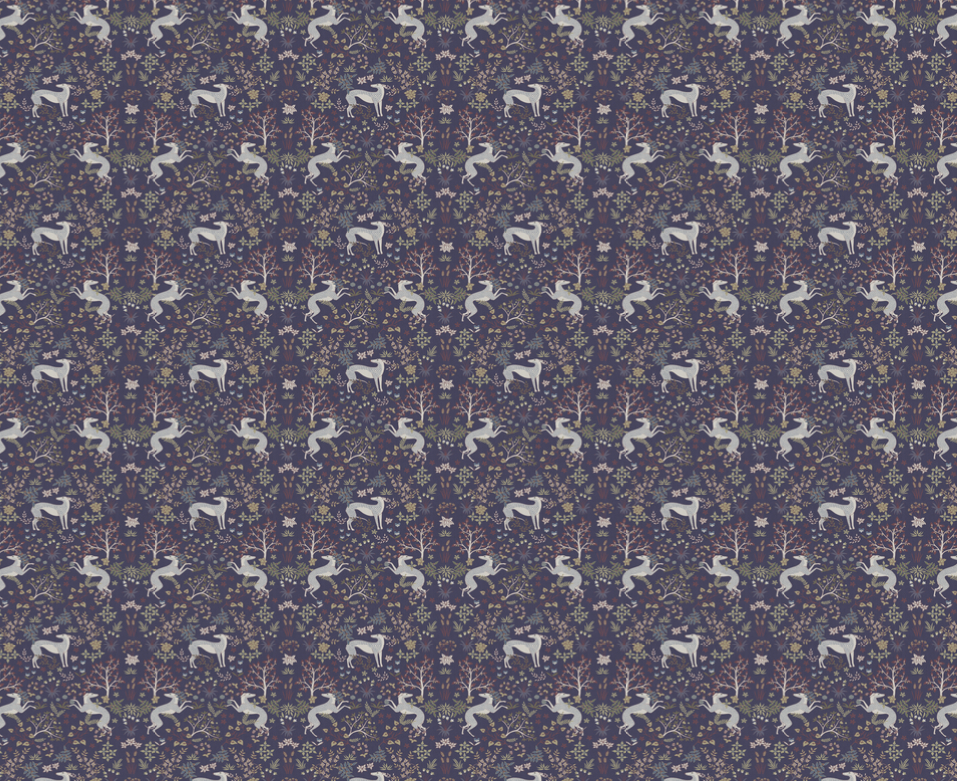 Wandbild Whippet - 9582W
