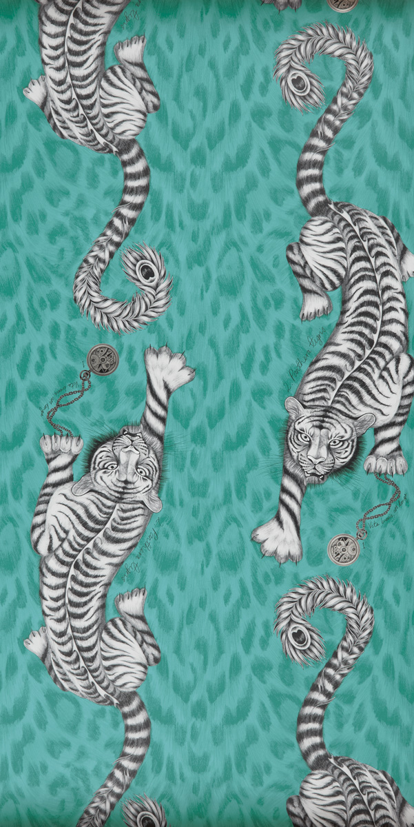 Tapete Tigris - Teal