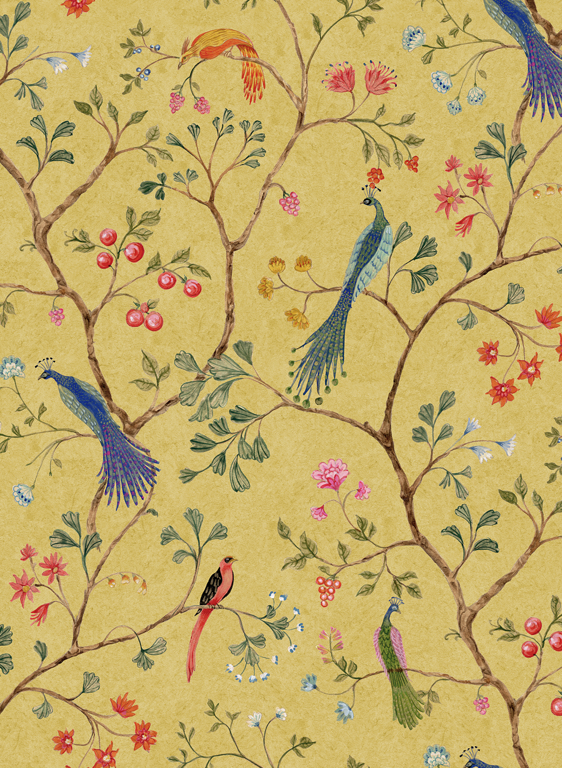 Wandbild Songbirds - Saffron