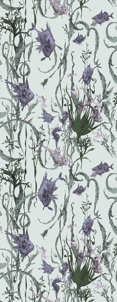 Tapete Jardin Marine - RM115-03 - Mauve