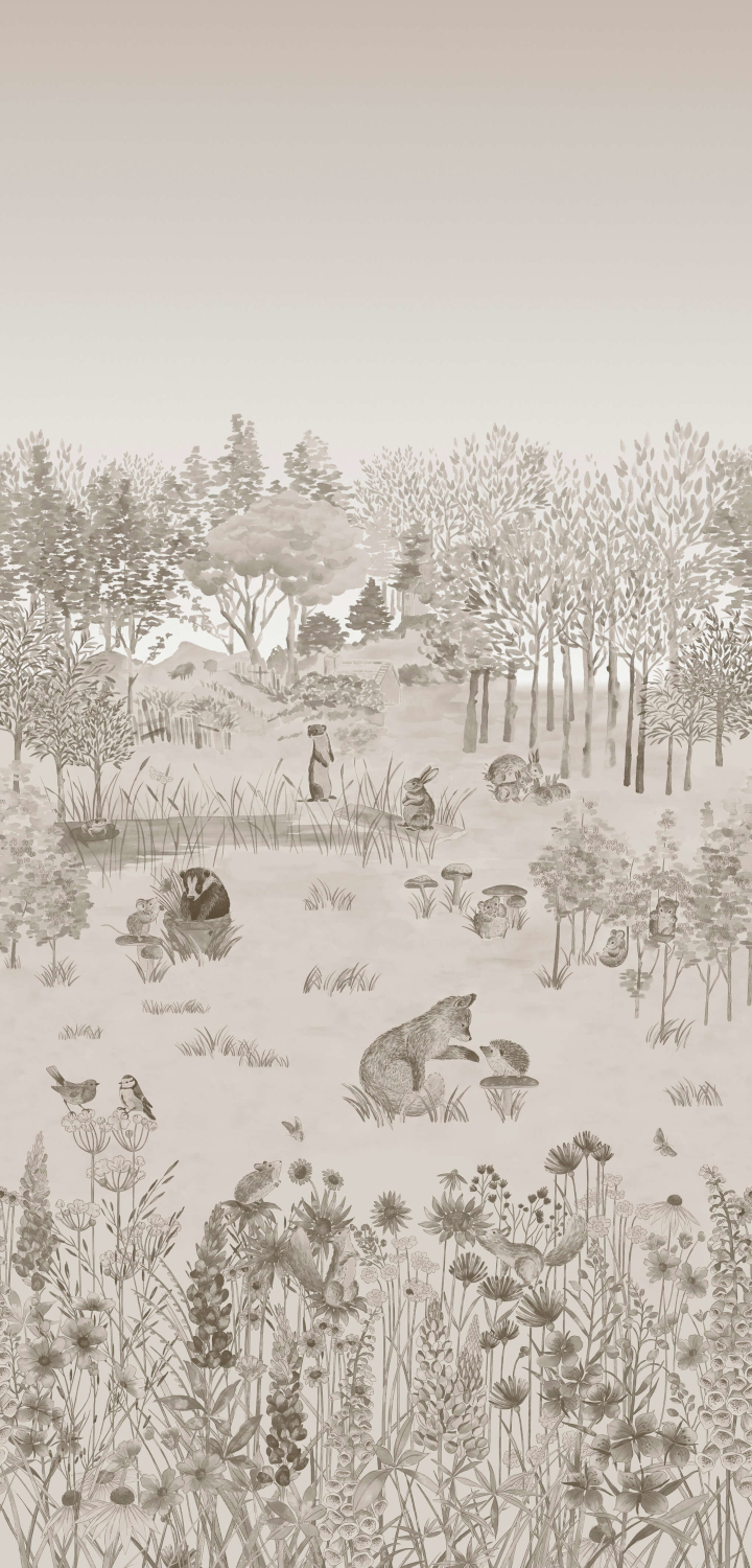 Tapete Potter's Woodland - Stone