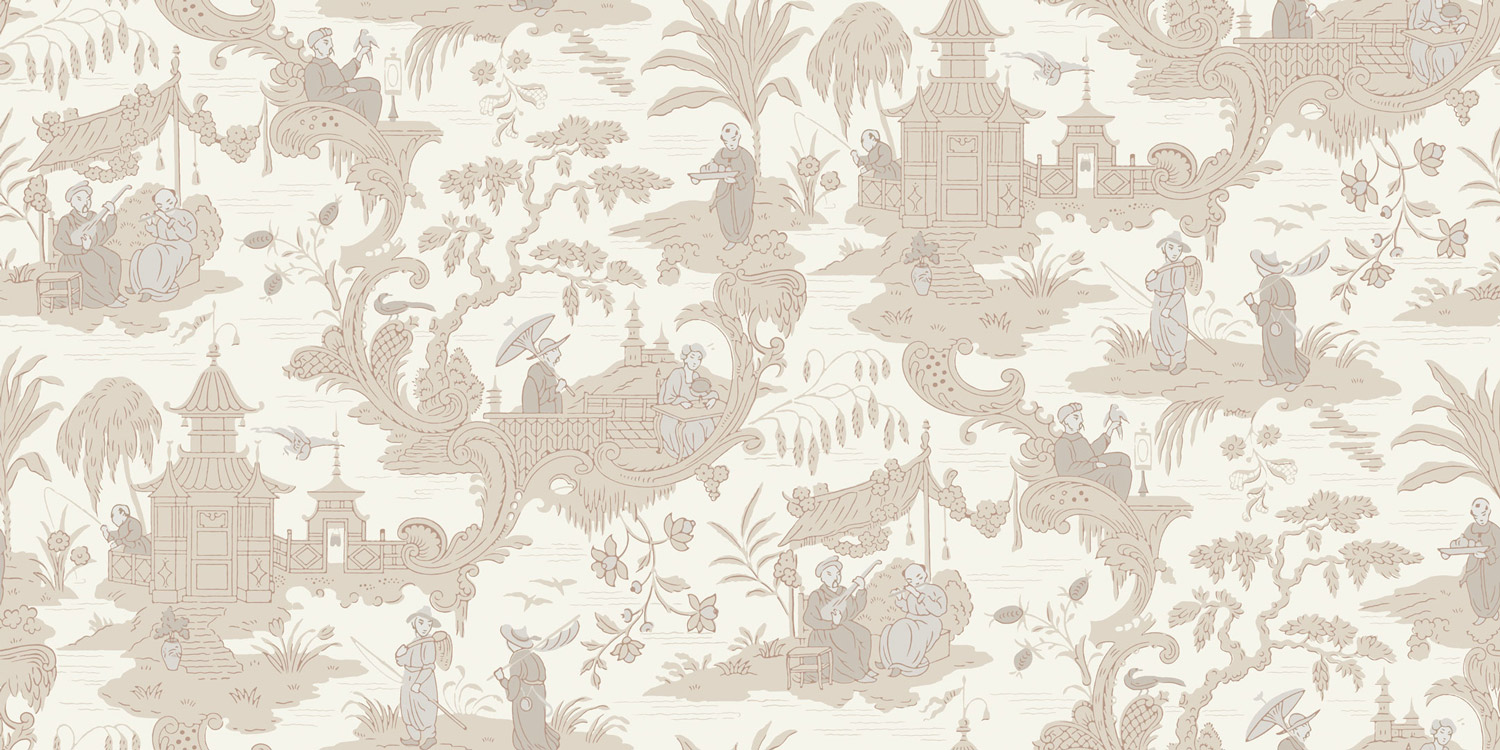 Tapete Chinese Toile - Neutral