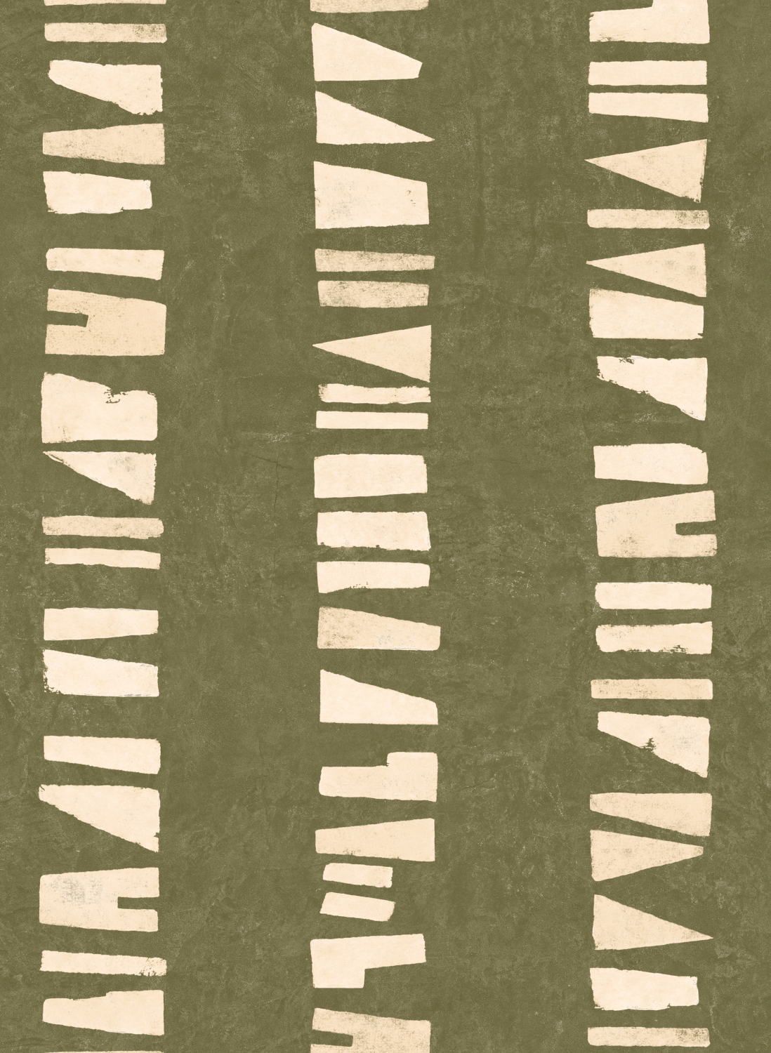 Tapete Linear Footprints - green