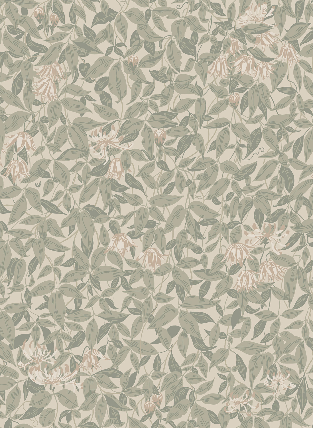 Tapete Linnea - Garden Green