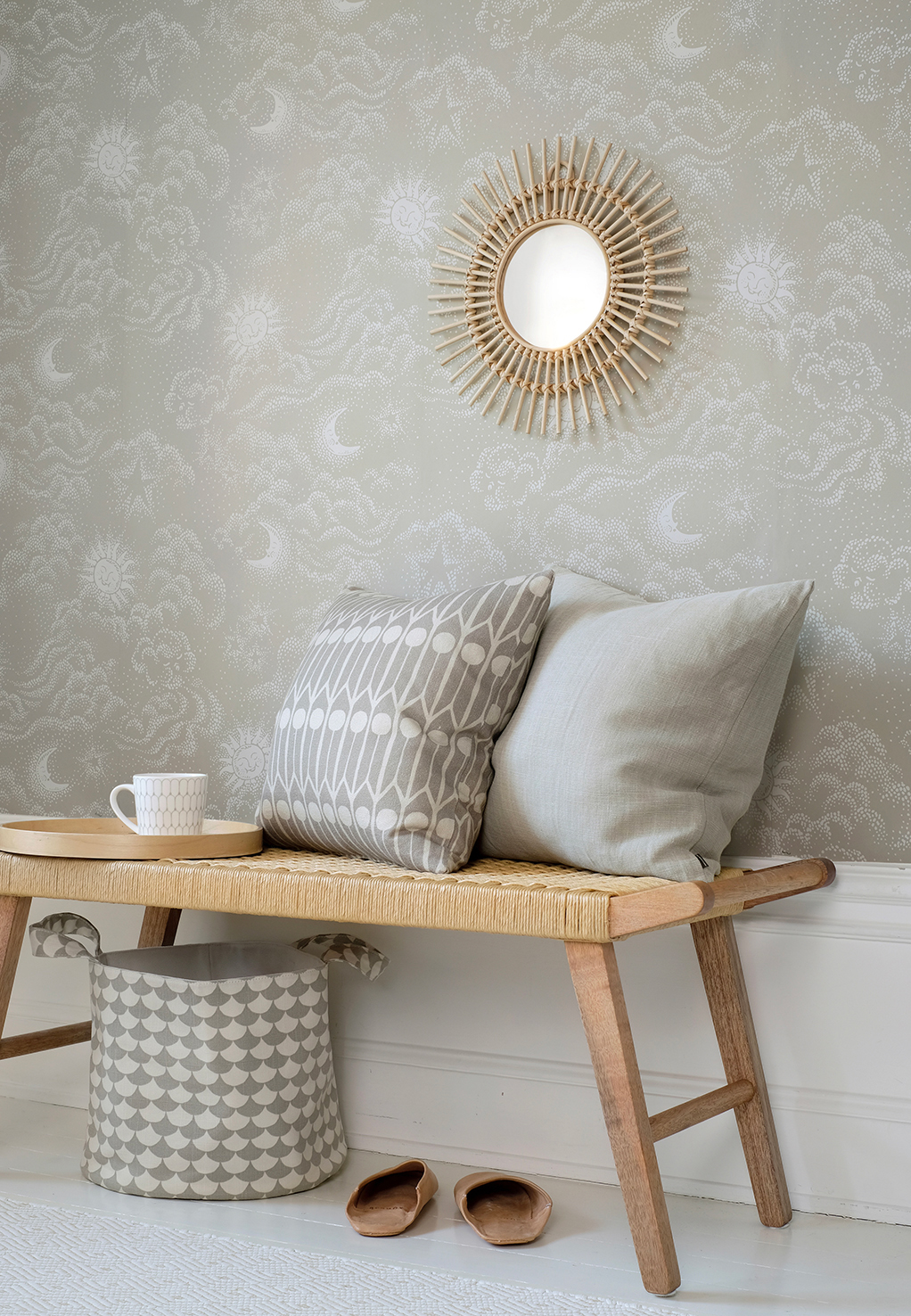 Tapete Happy Cloud - Clay Beige
