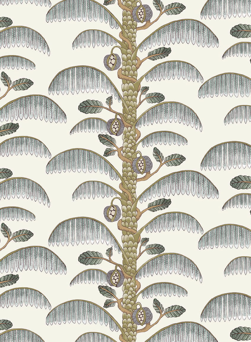 Tapete Palm Stripe - Clarke White