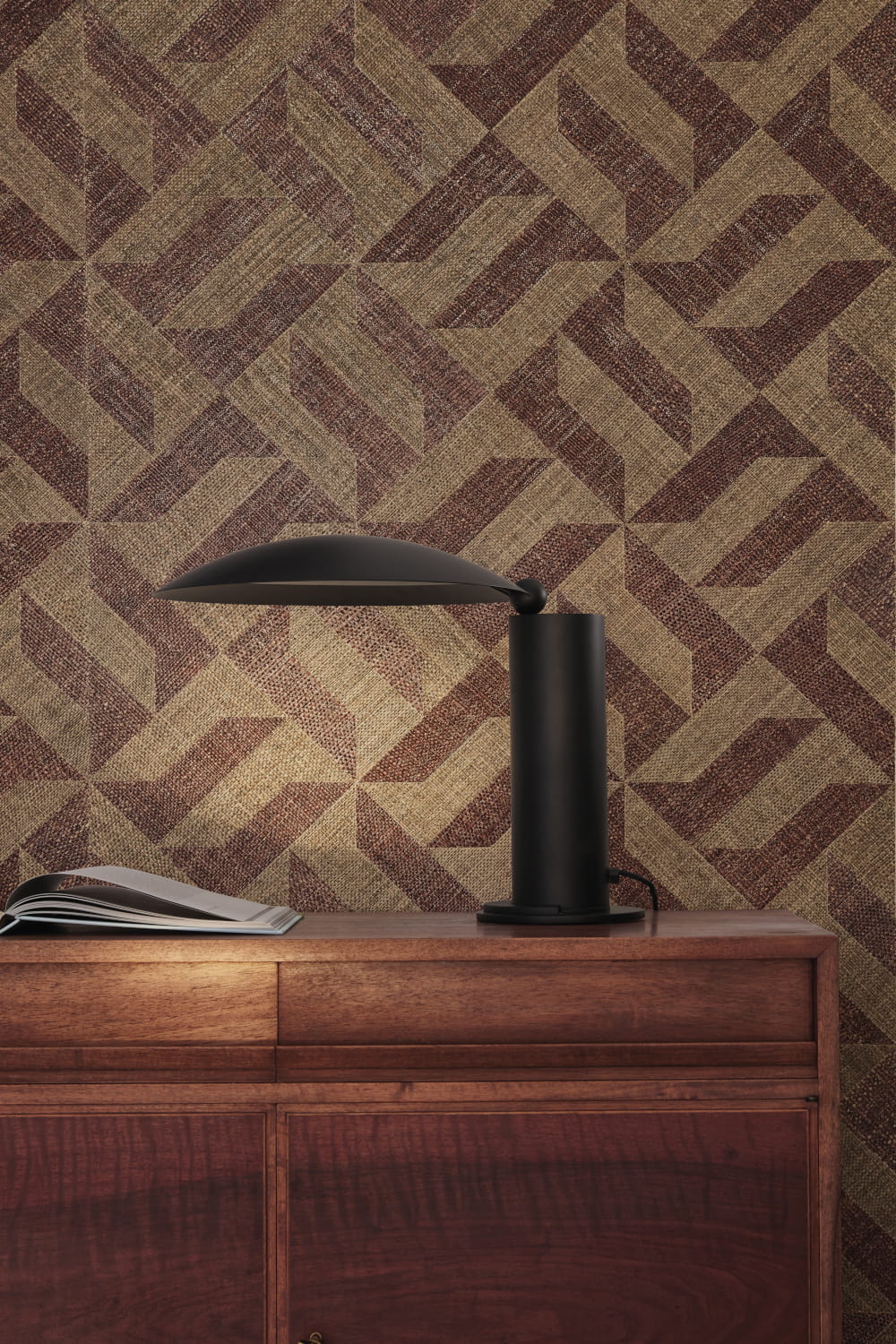 Tapete Compound - Burgundy/ Brown