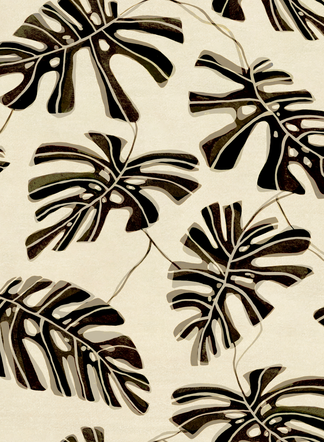 Papier peint Monstera - Arena